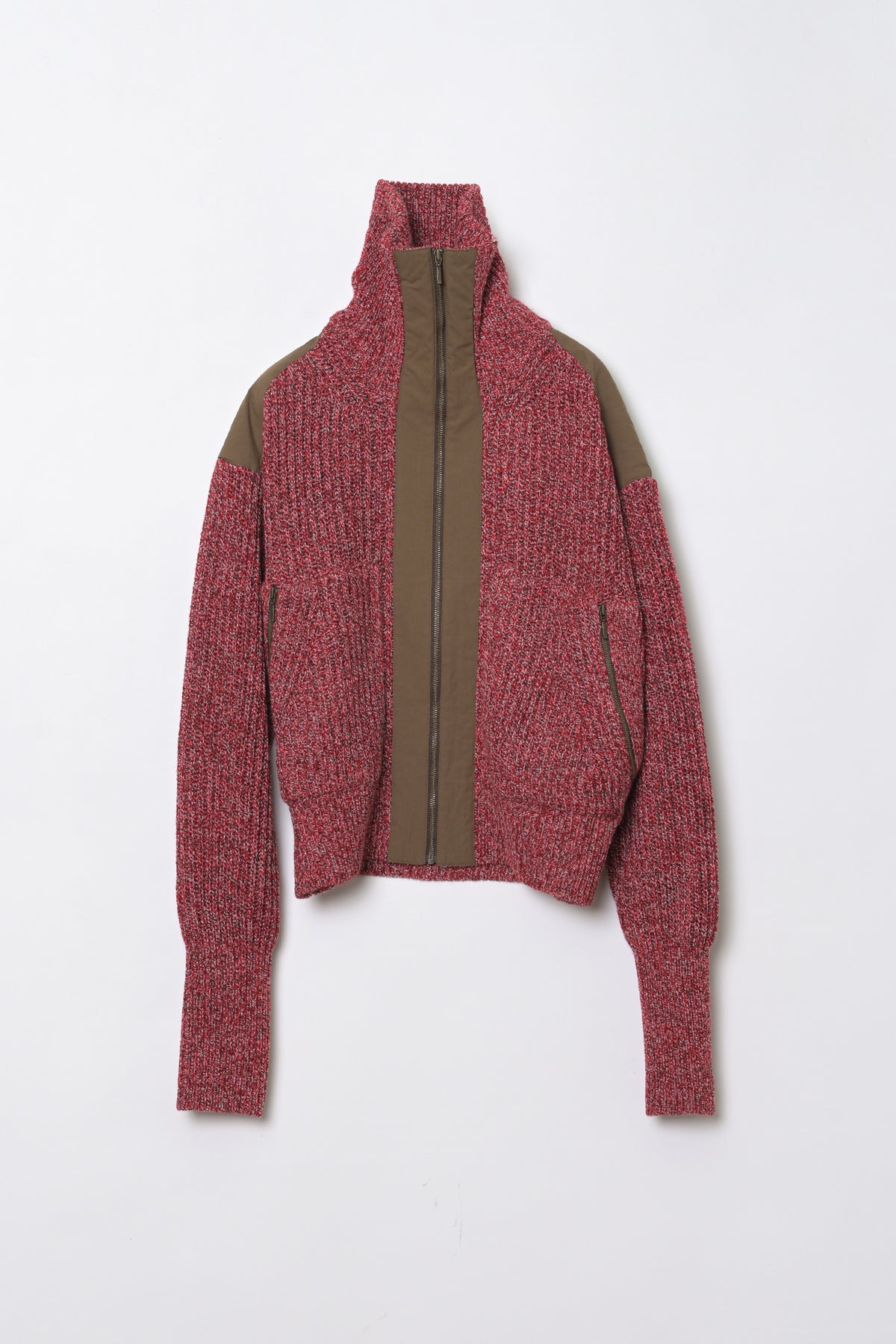 Mixed Yarn Knit Cardigan