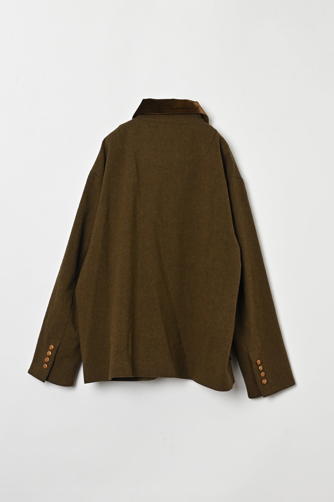 Wool-Cotton Tweed 3-Pocket Jacket