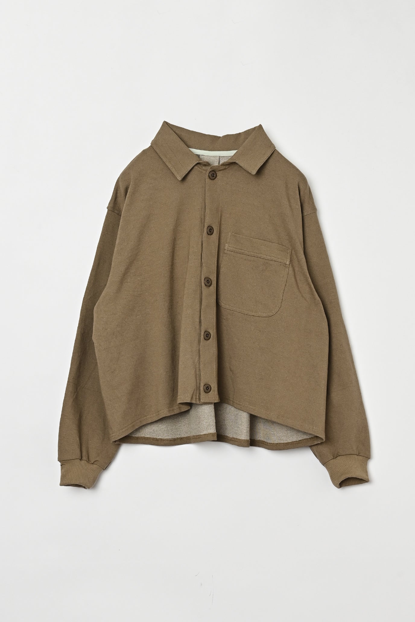 Knit Denim Shirt