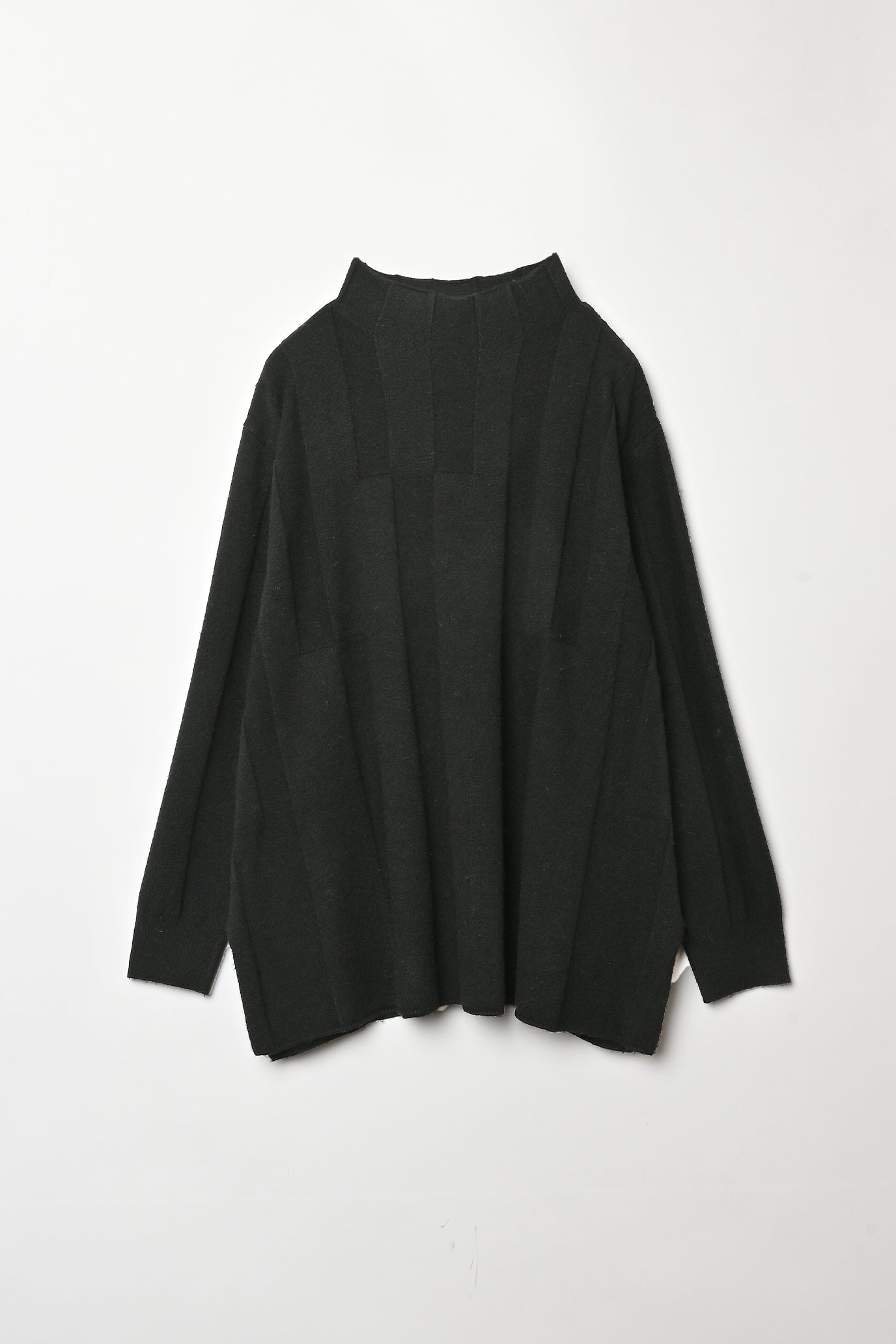 Jersey Reversible Block High Neck Pullover