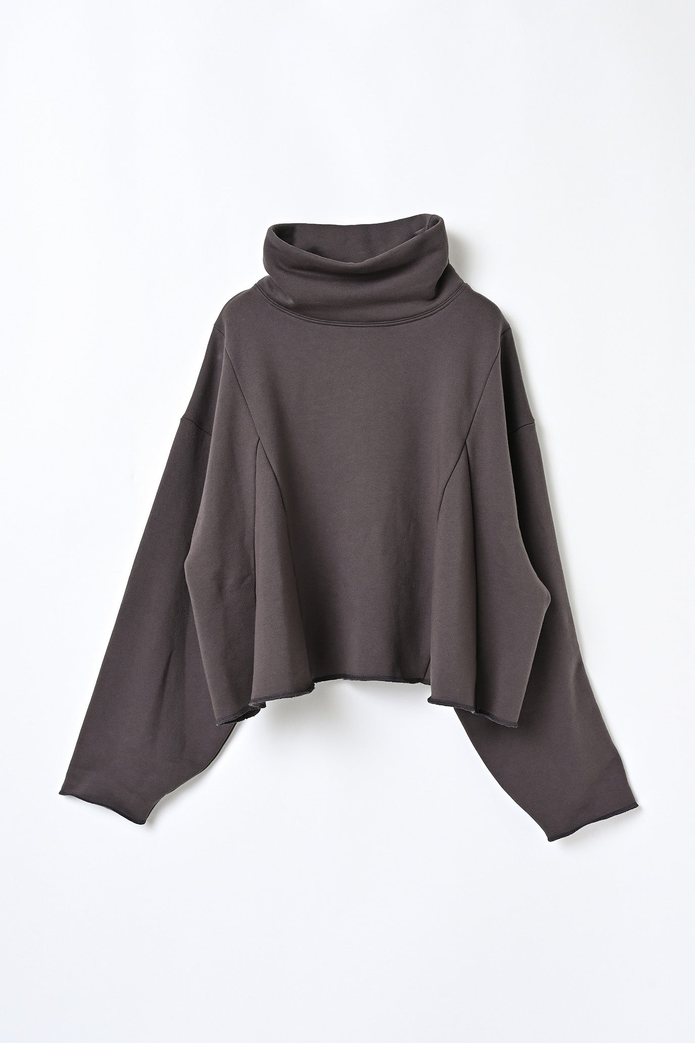 Brushed French Terry Hem Pullover