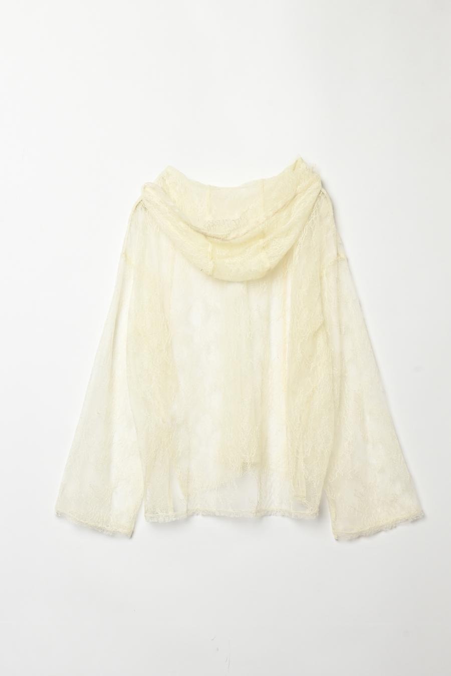 Lace Hood Pullover