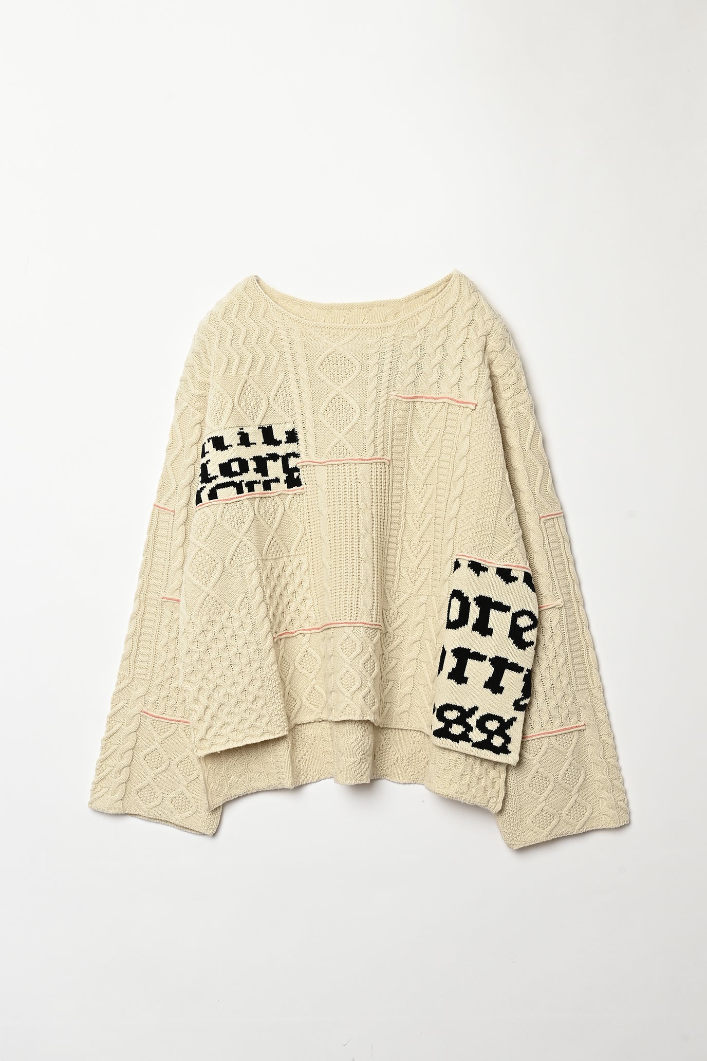 Cable Patchwork Pullover