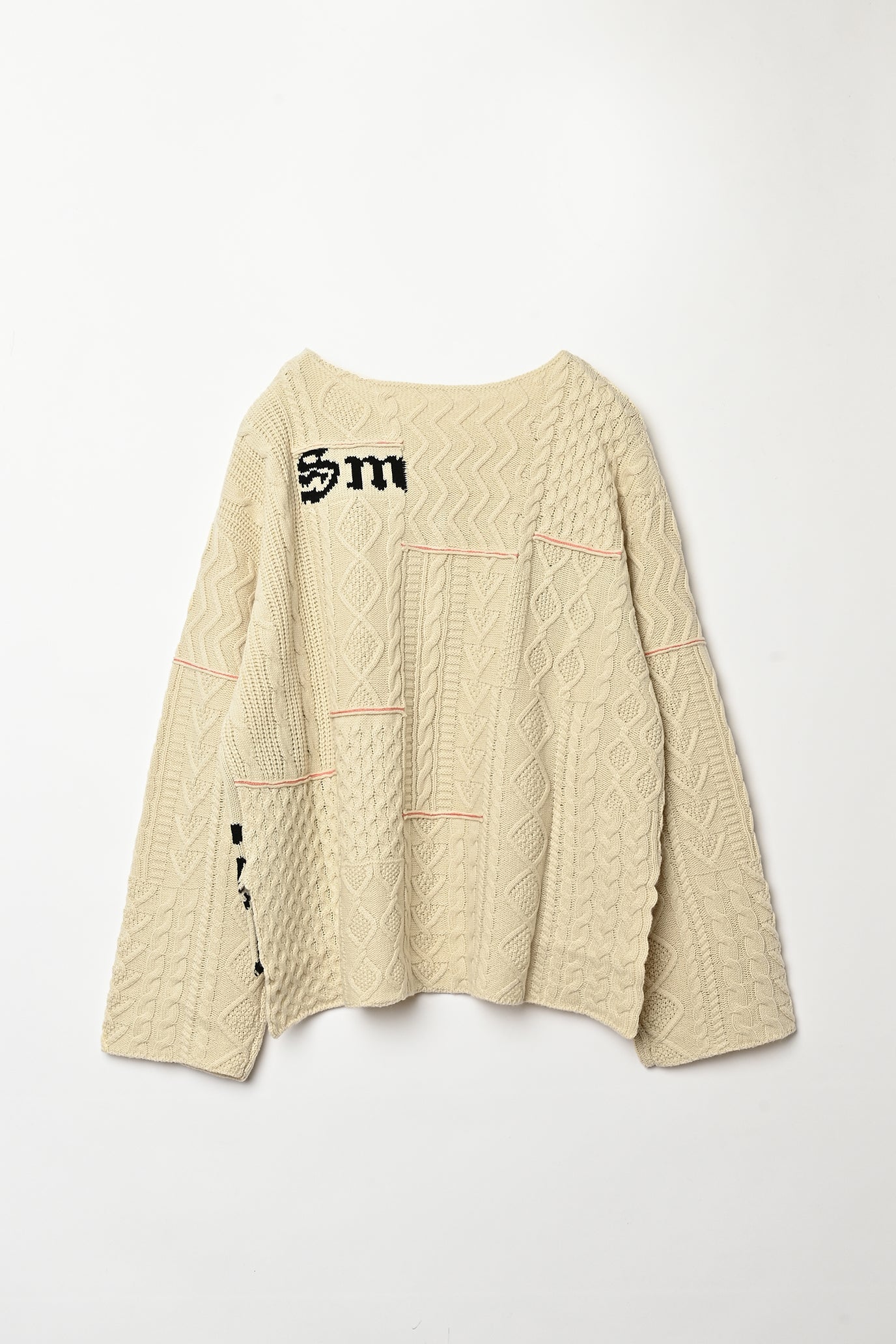 Cable Patchwork Pullover