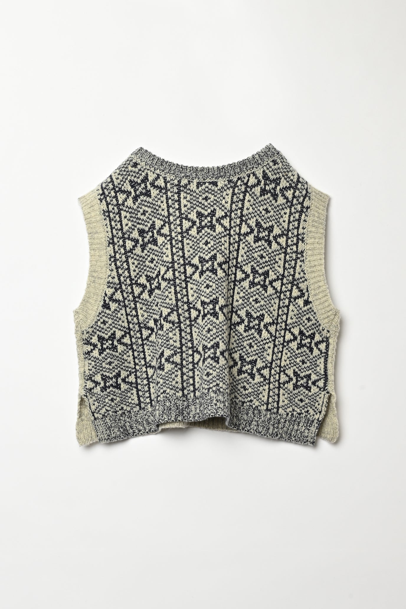2-Way Aran Nordic Vest