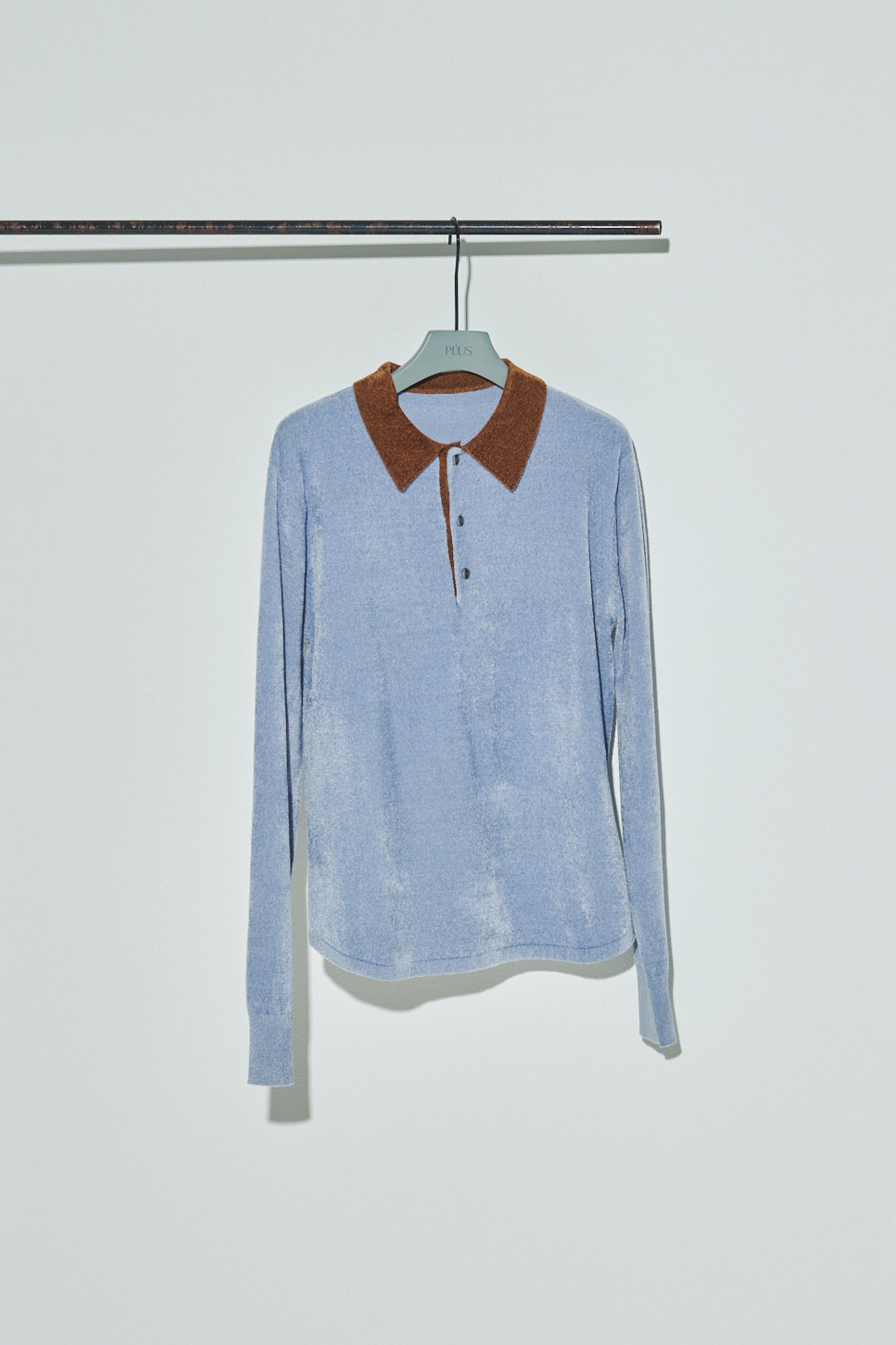 Collared Pile Knit Pullover