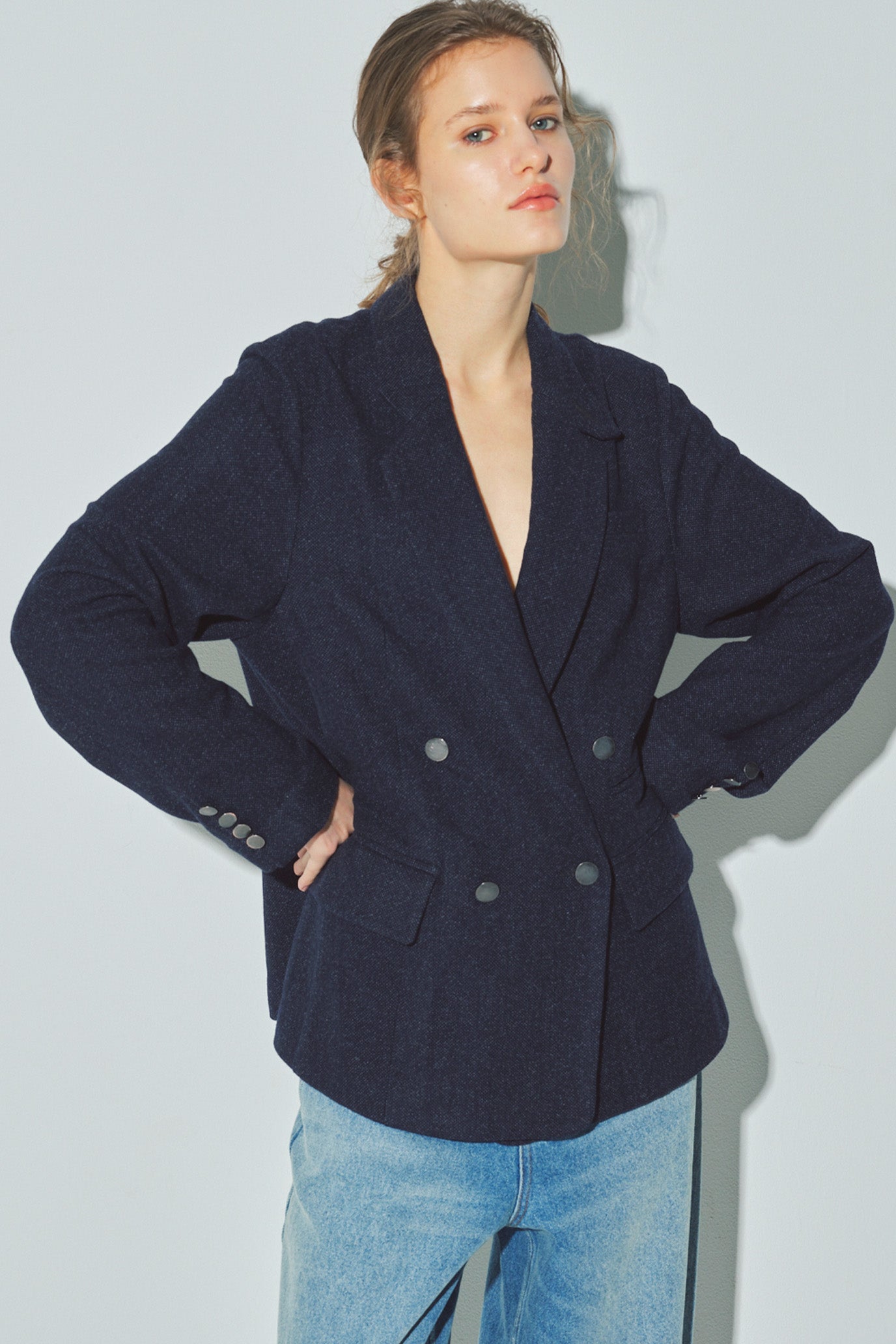 Double-Breasted Tailored Jacket