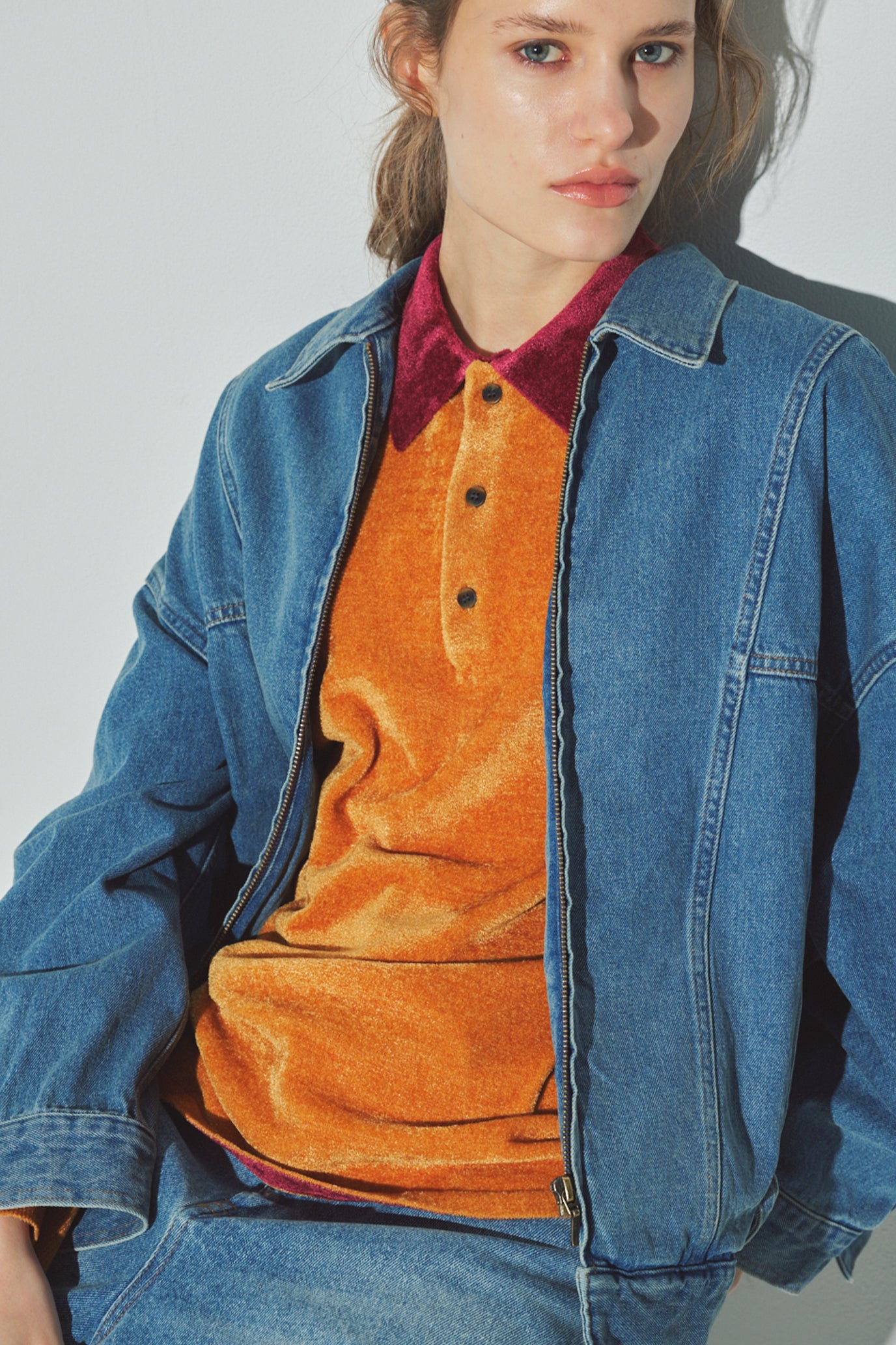 Collared Pile Knit Pullover