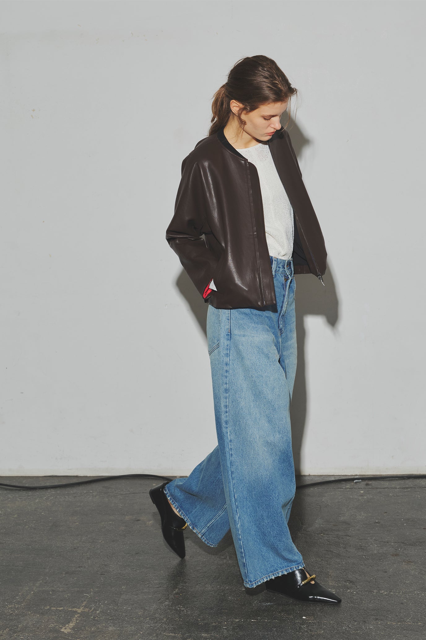 Lace Panel Pullover