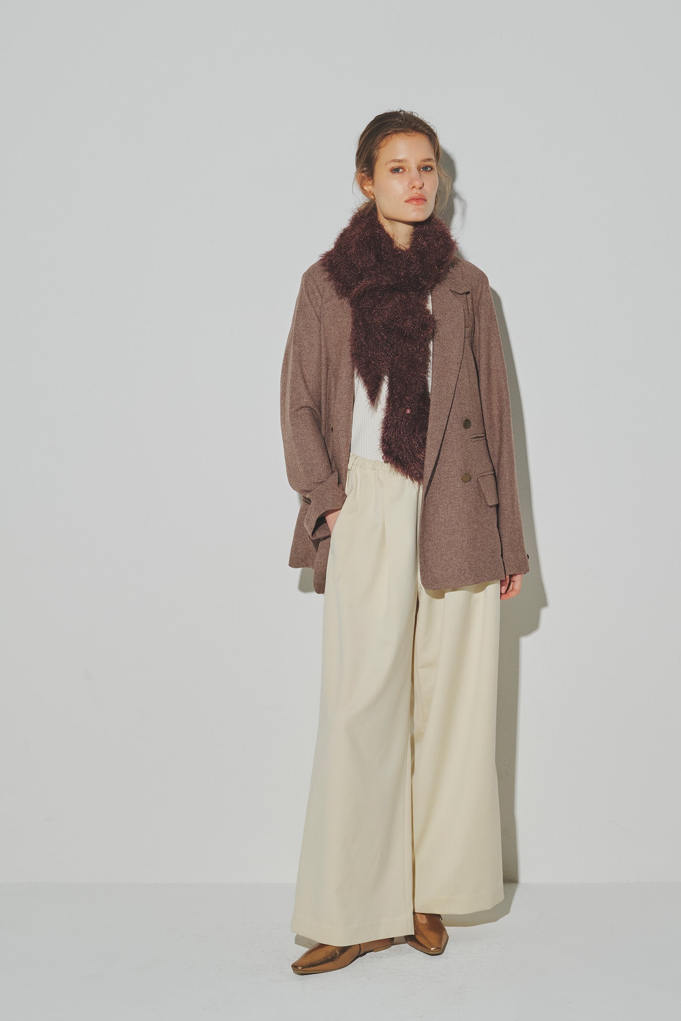 4-Way Knit Fur Vest