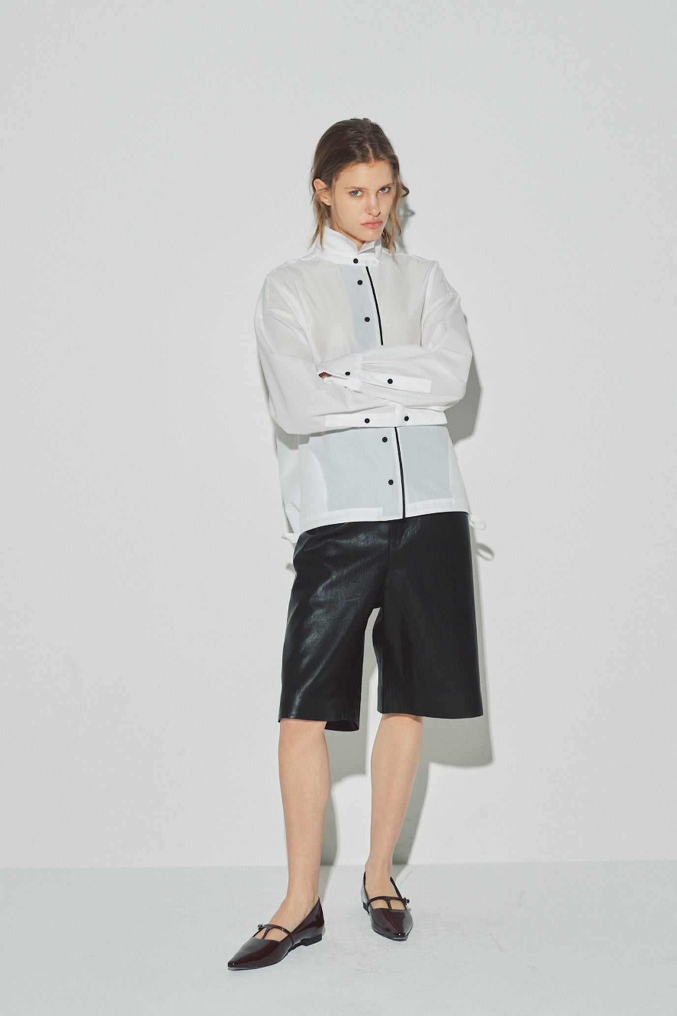 Eco Leather Shorts