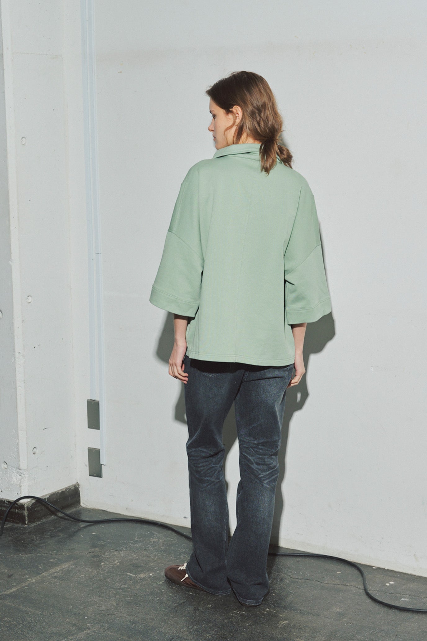 French Terry Zip Pullover
