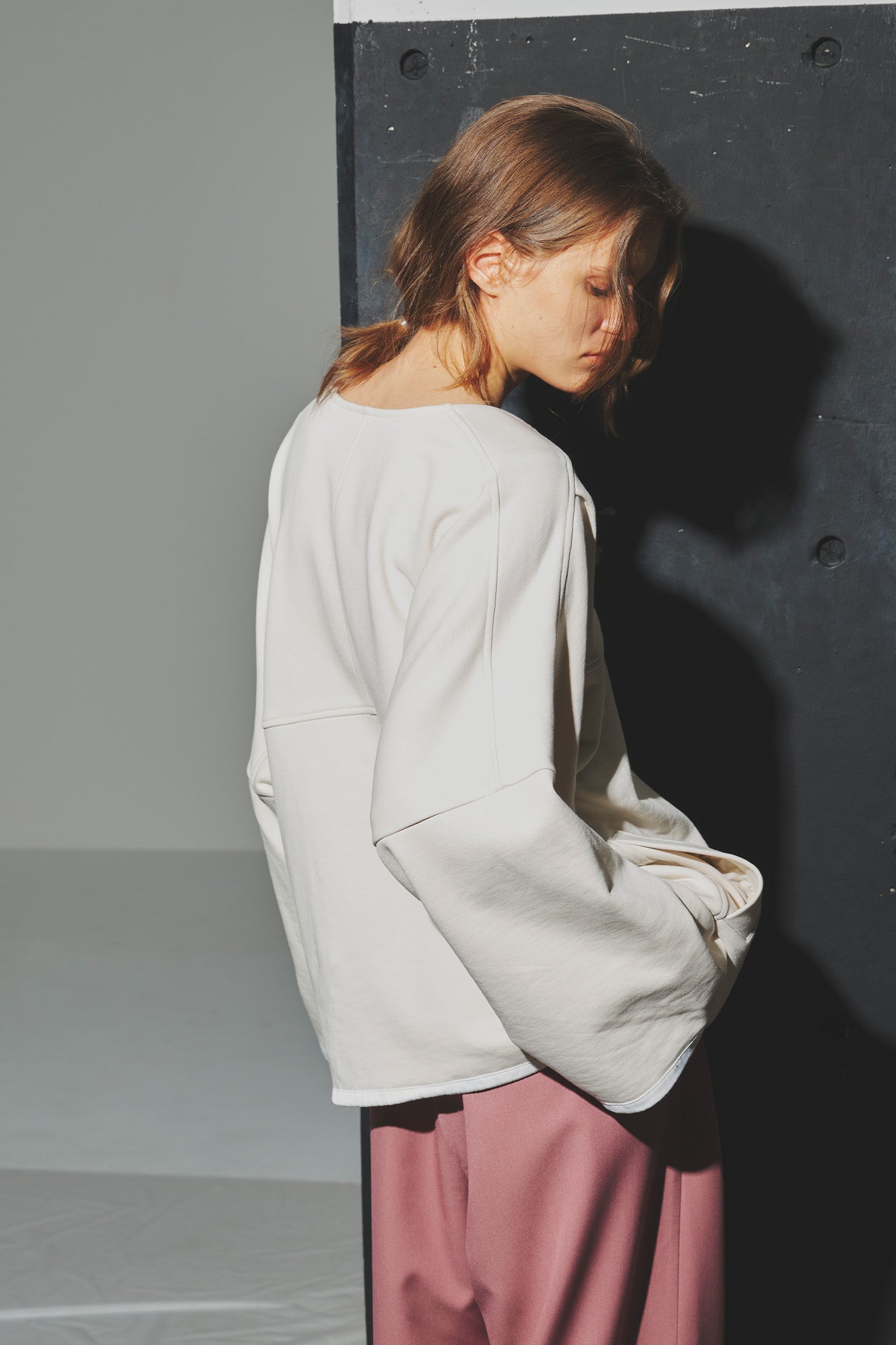 French Terry Panel Pullover