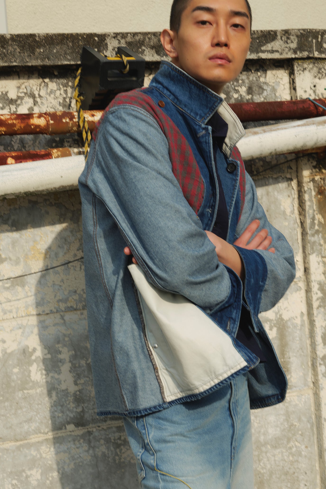 Denim Coverall Jacket