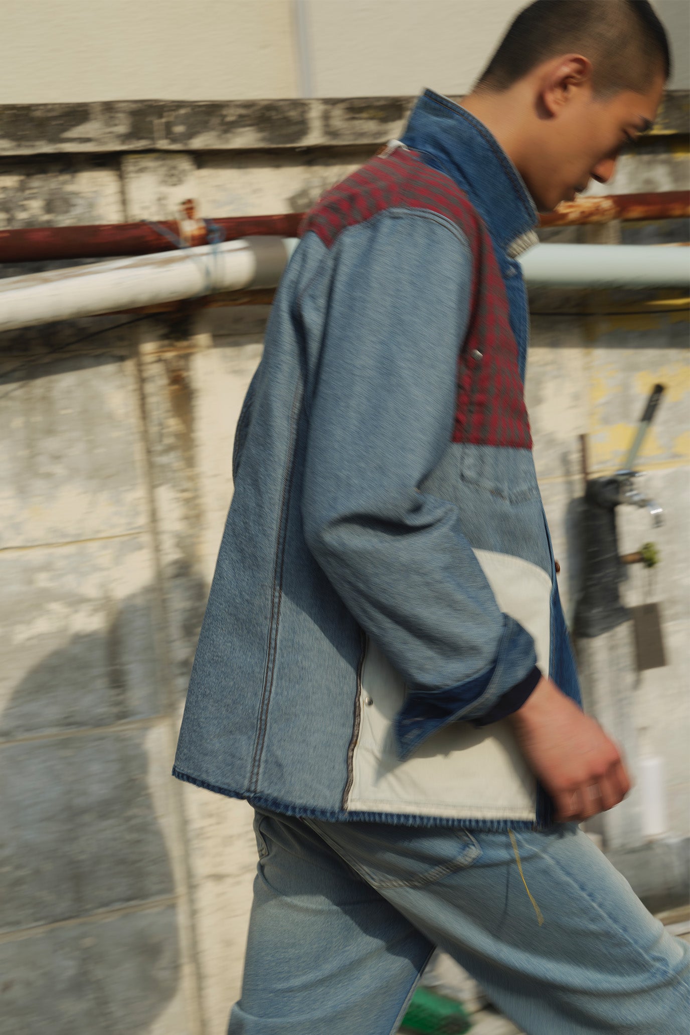 Denim Coverall Jacket