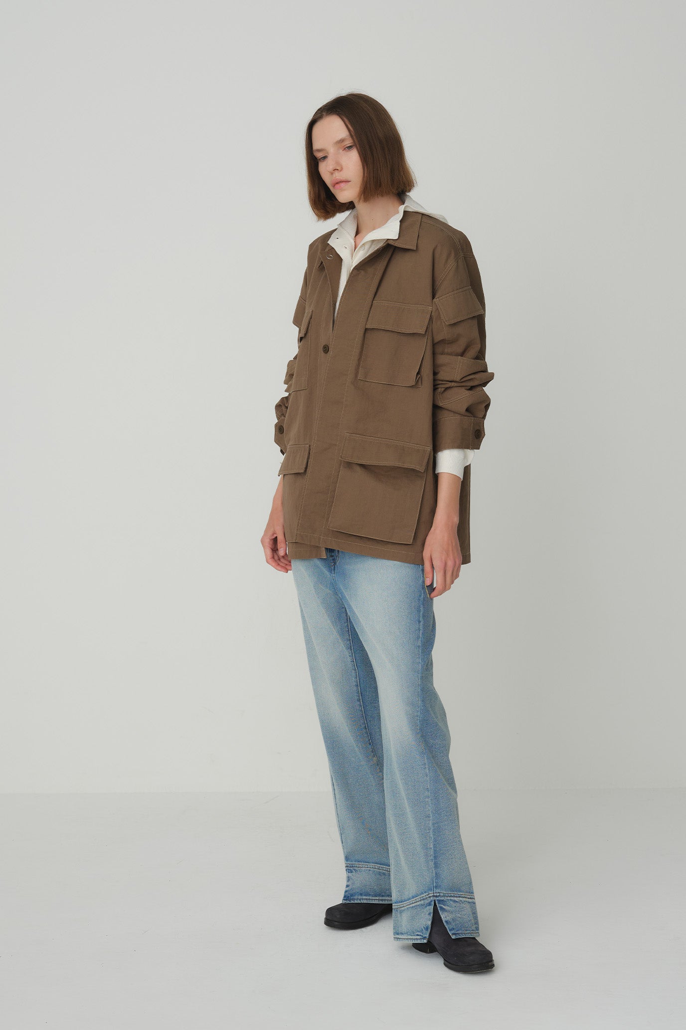 Henley Neck Sweater