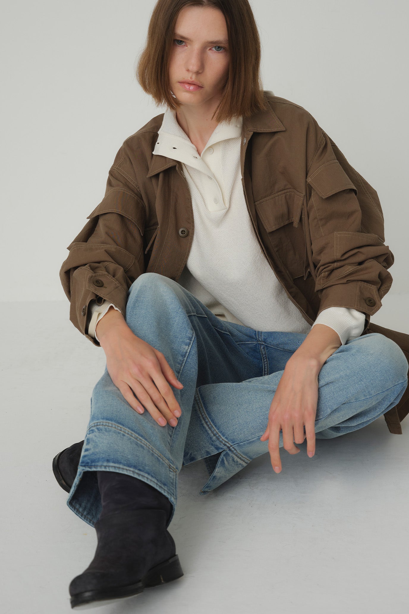 Semi-Flare Jeans