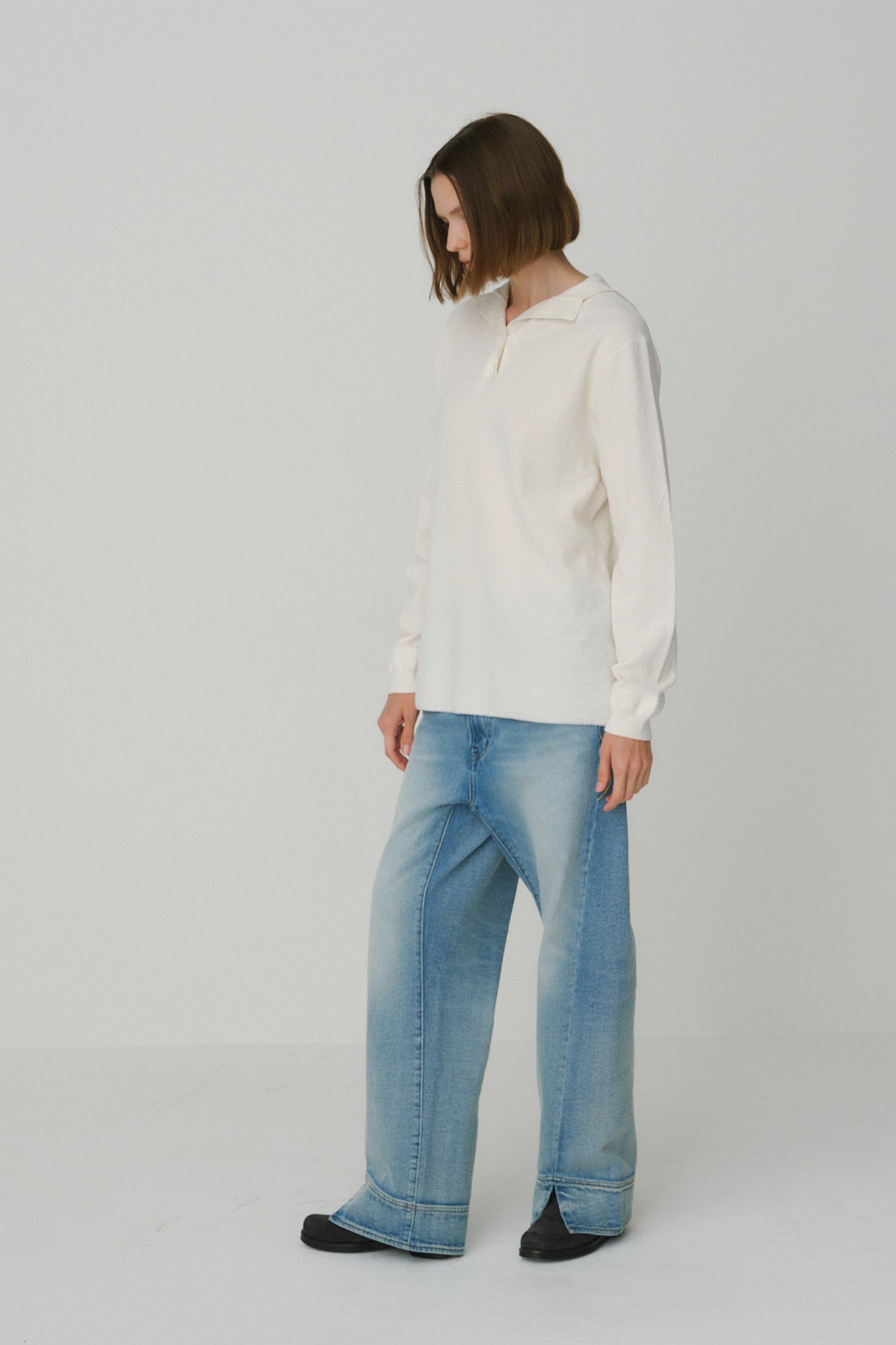 Henley Neck Sweater