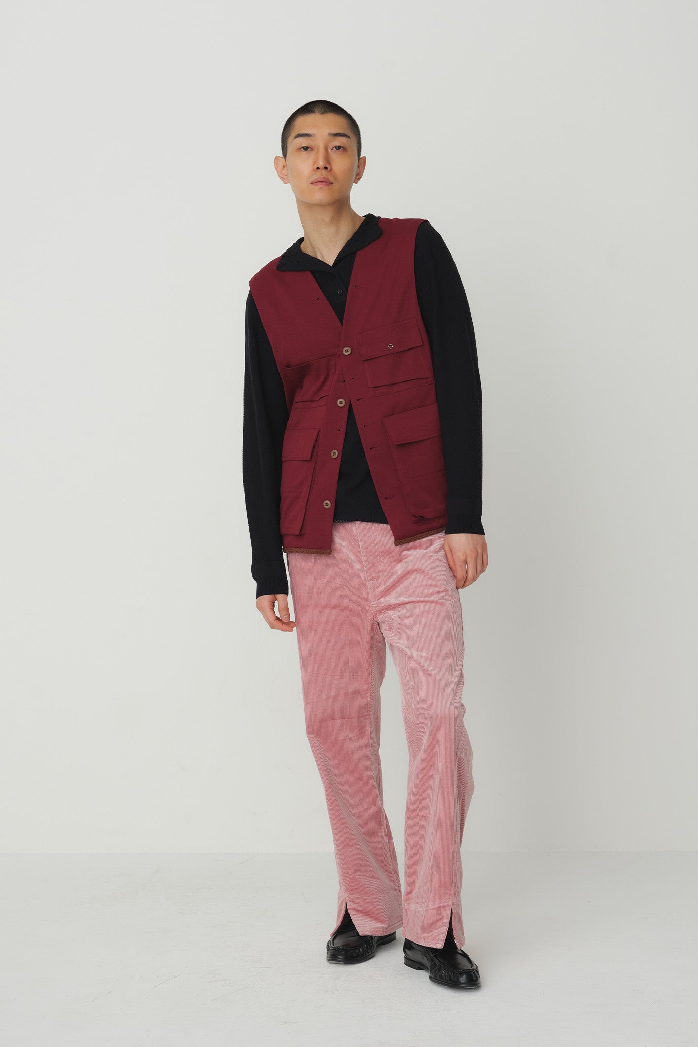 Henley Neck Sweater