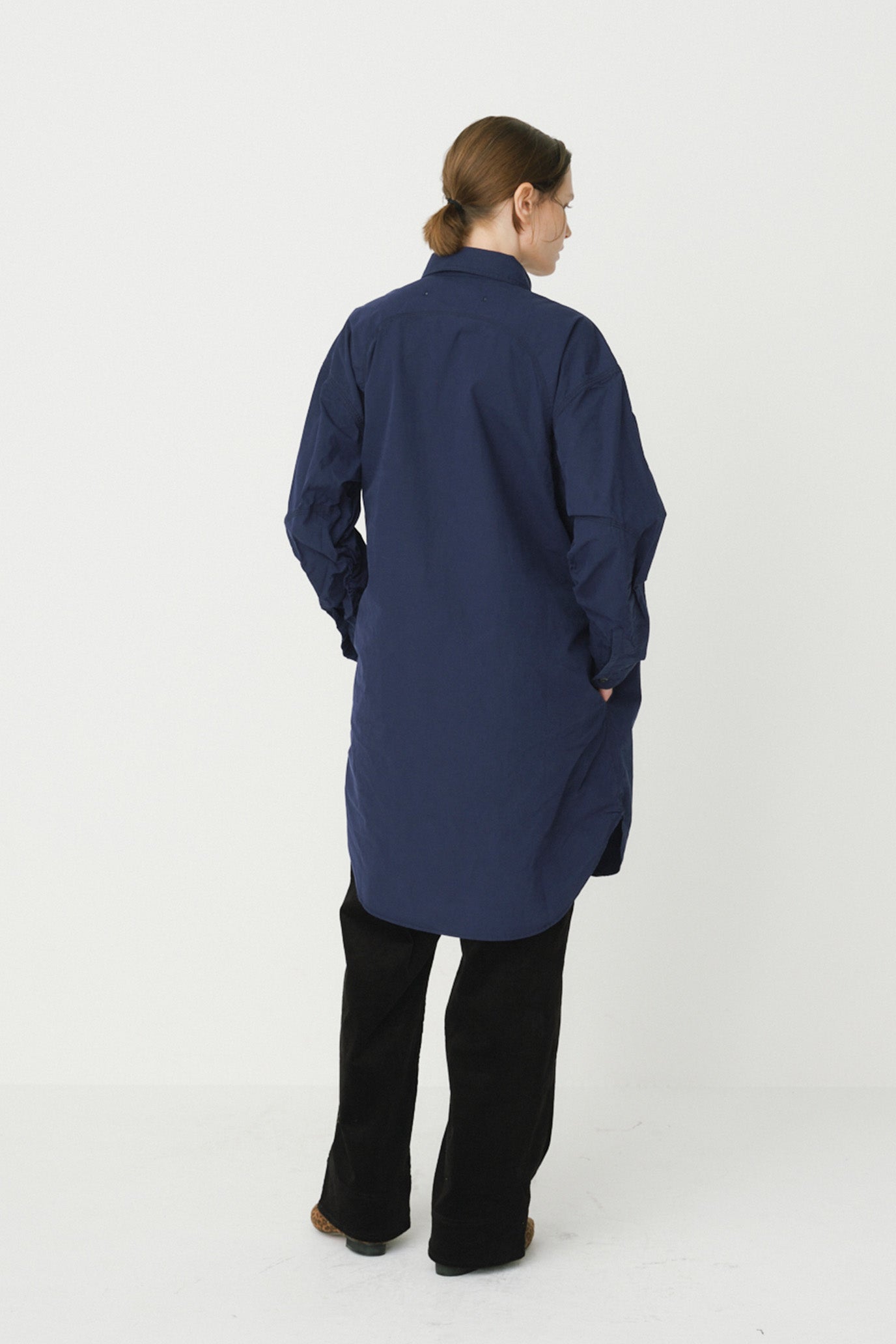 Round Yoke Long Shirt