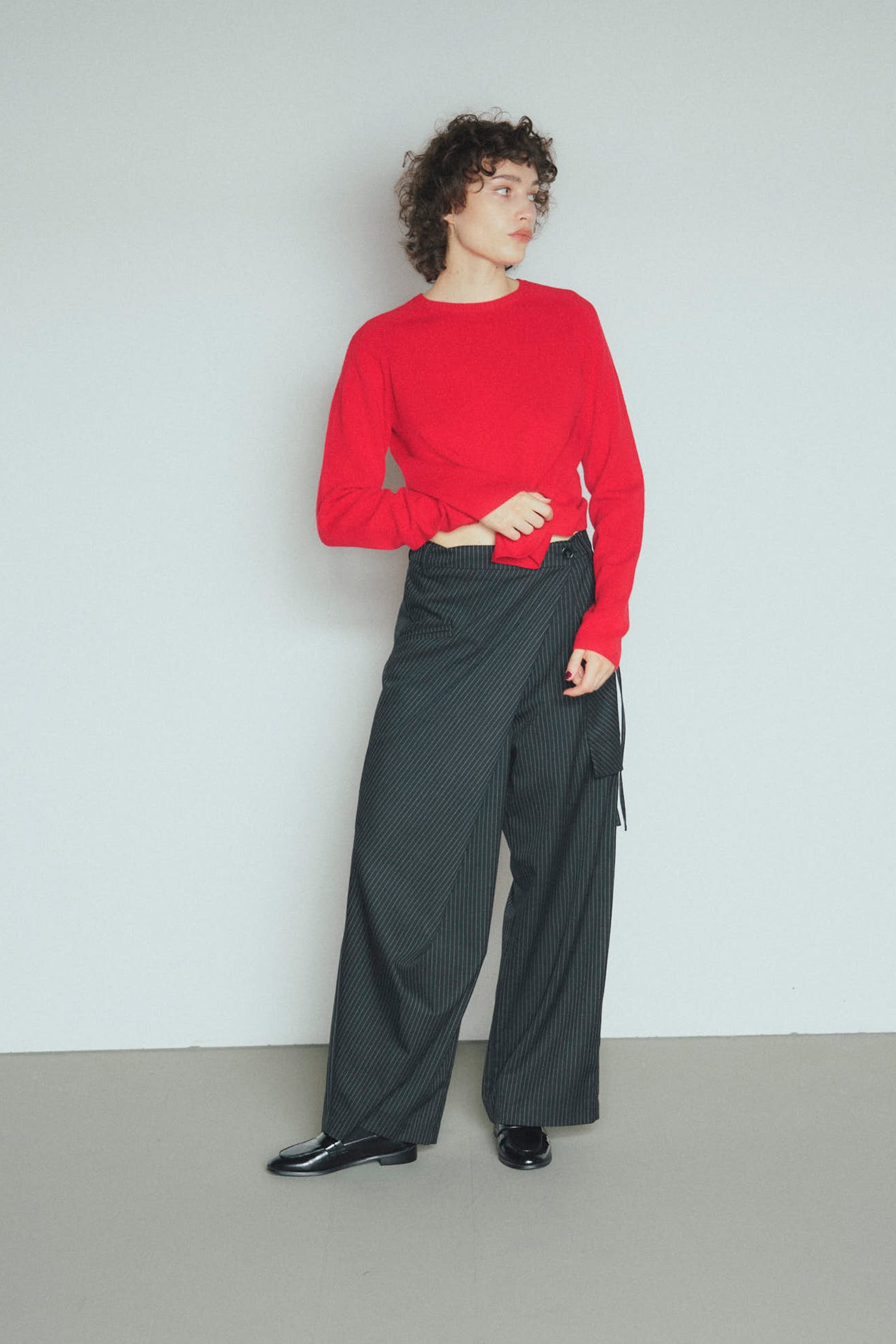 Peplum Knit Pullover