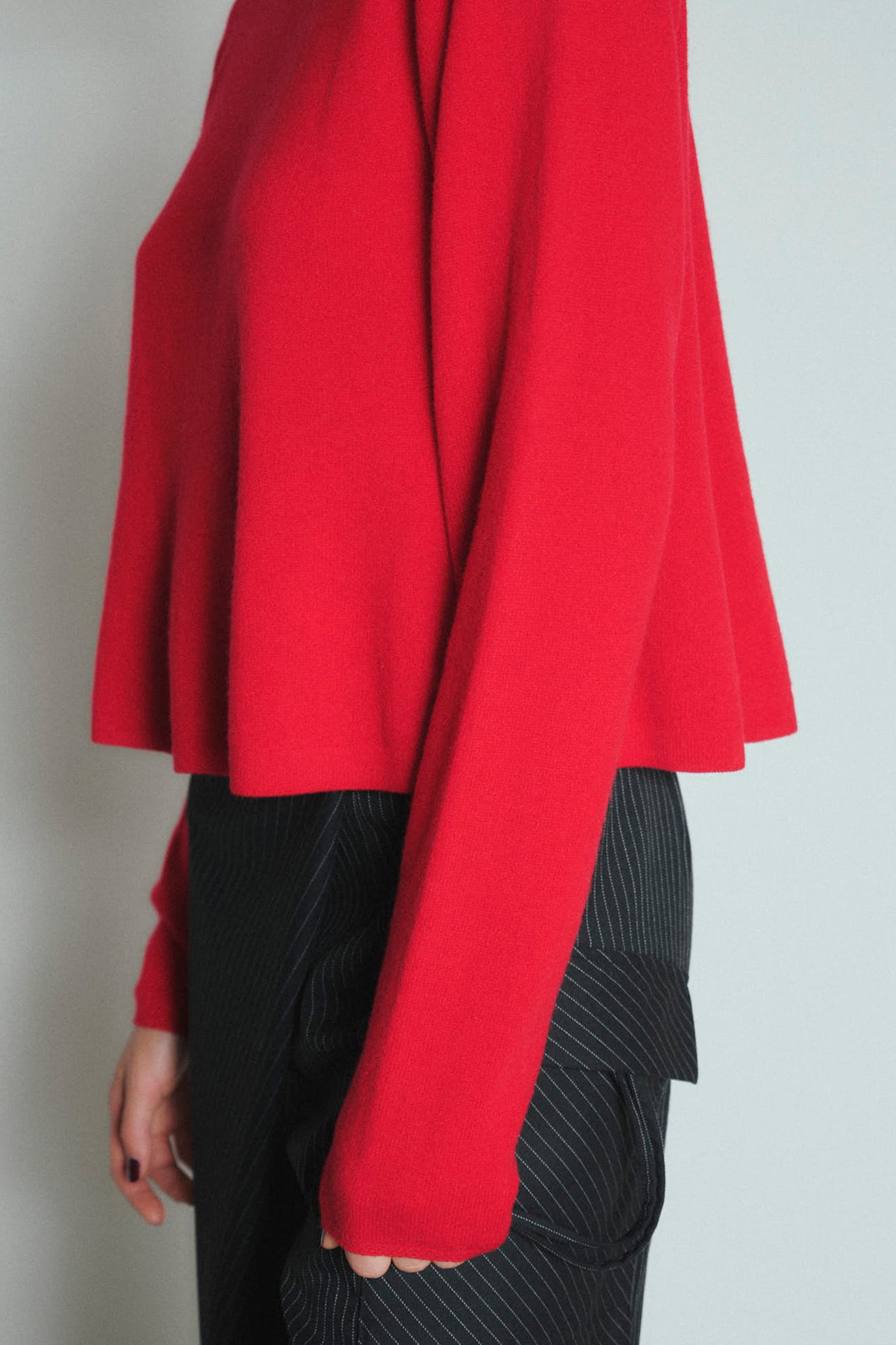 Peplum Knit Pullover
