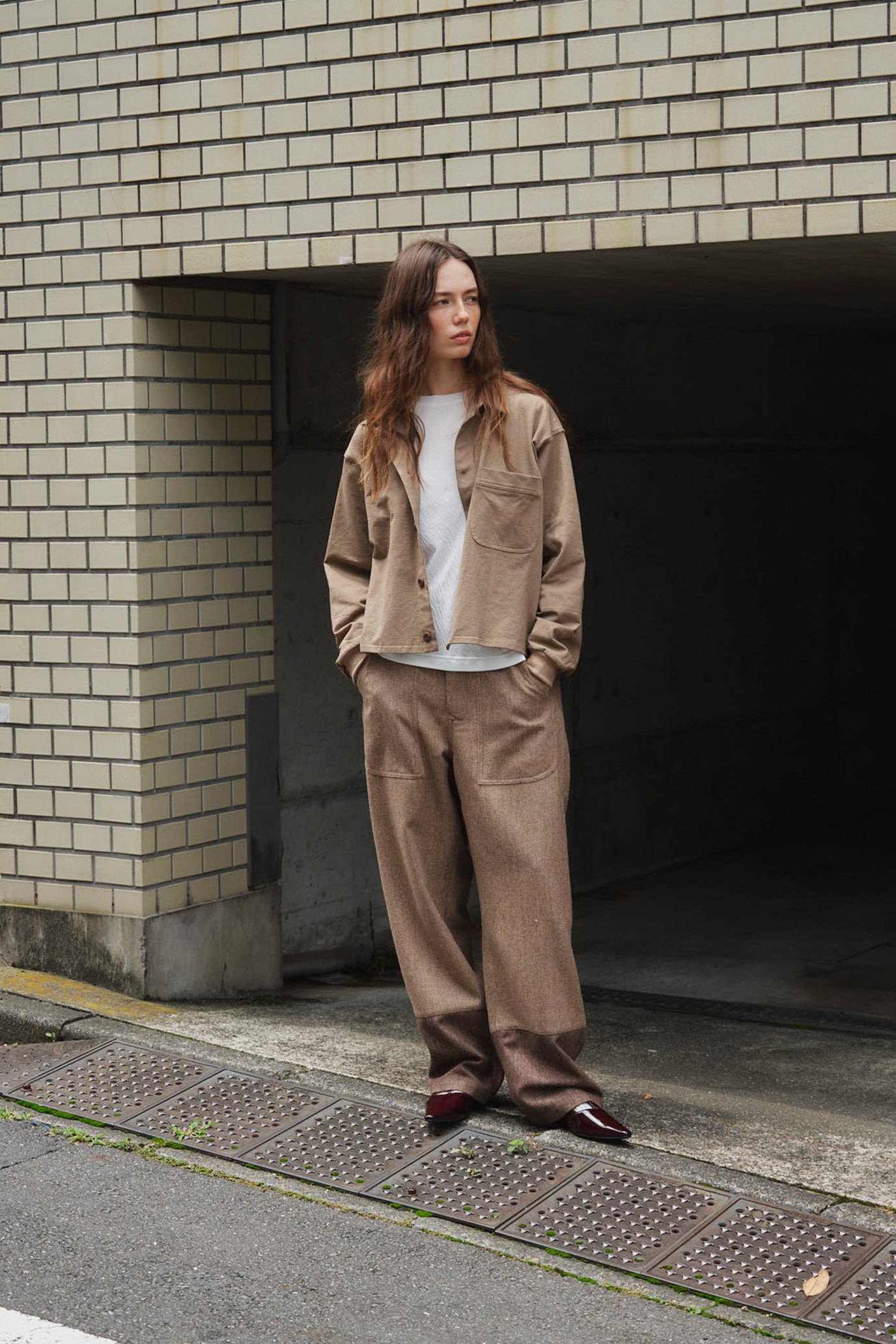 Knit Denim Shirt