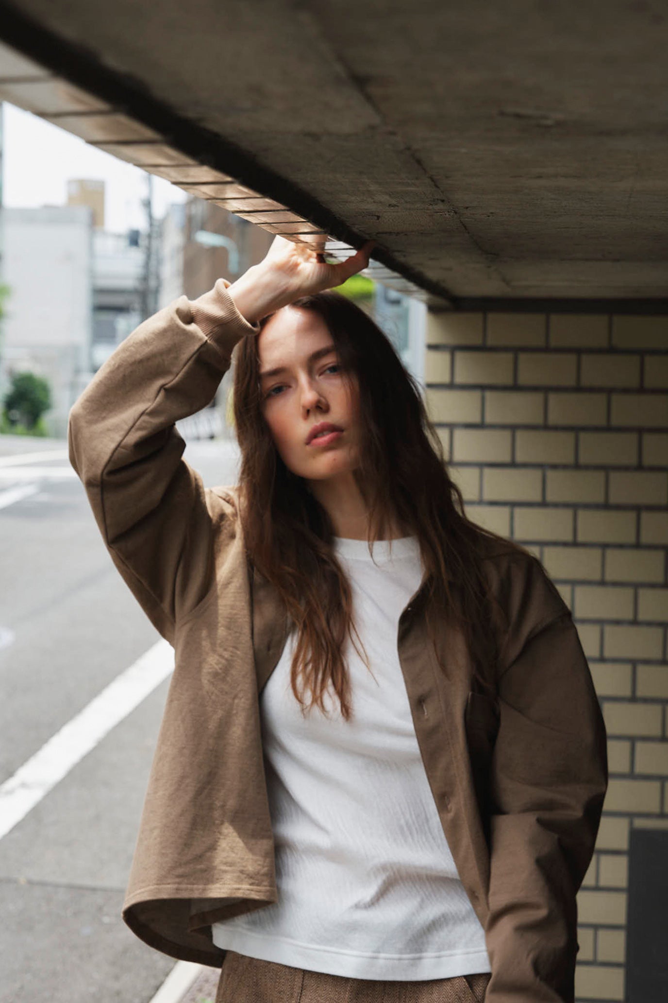 Knit Denim Shirt