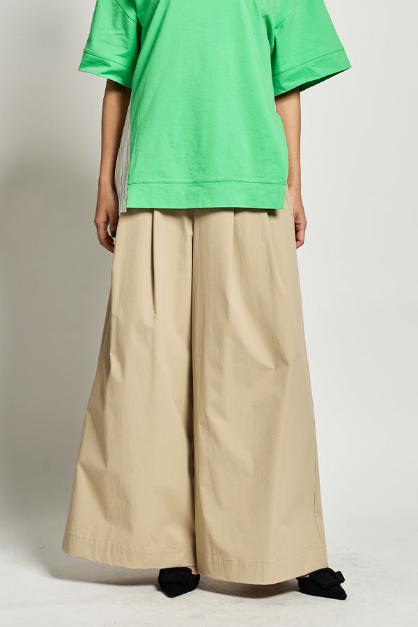 Double-Tuck Baggy Pants