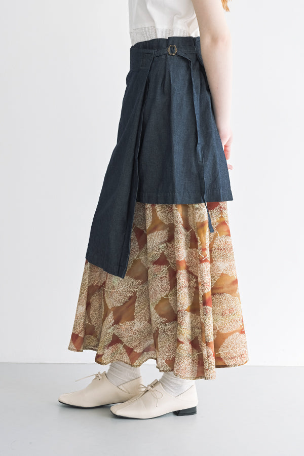 Covered Flare Skirt