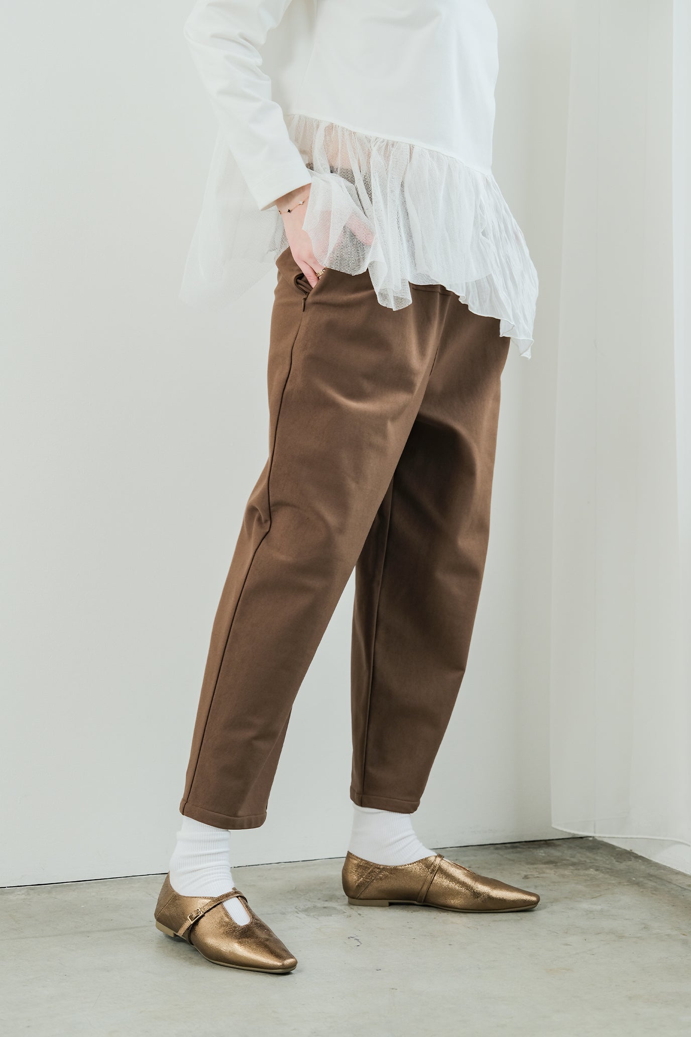 Brushed Soft Tapered Pants