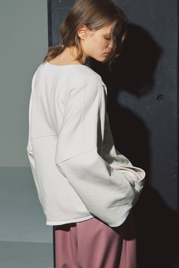 French Terry Panel Pullover
