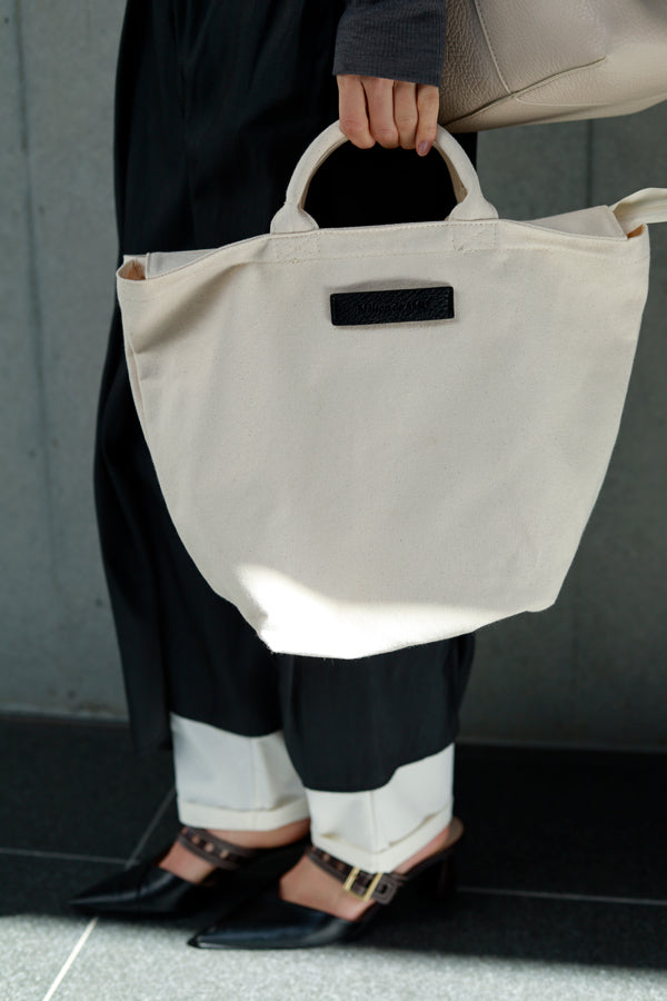 One-Handle Leather Bag with Mini Bag