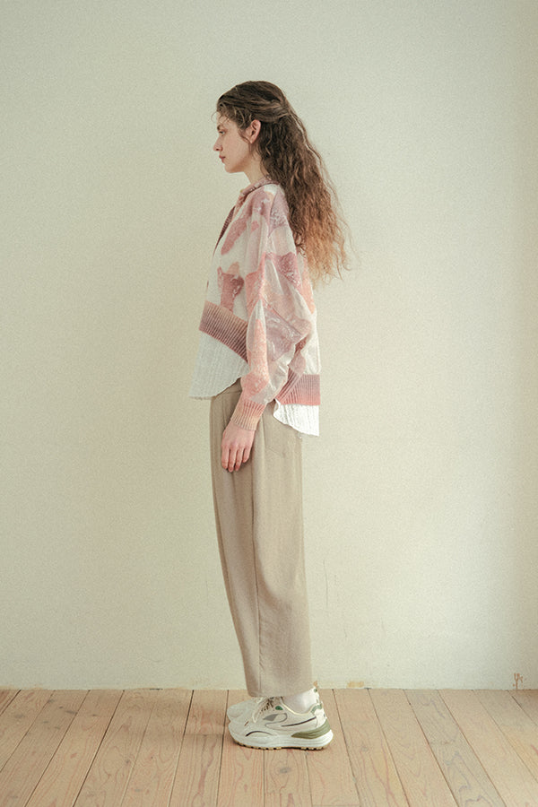 Sheer Camouflage Hooded Cardigan