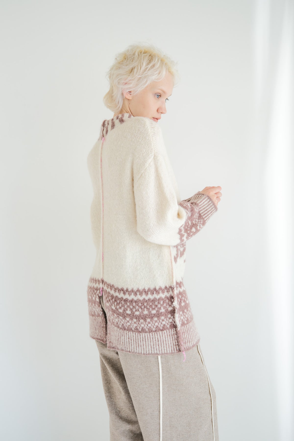 Heritage Knit Jacquard Pullover