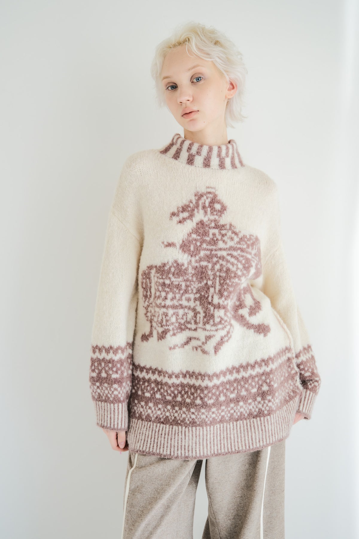 Heritage Knit Jacquard Pullover