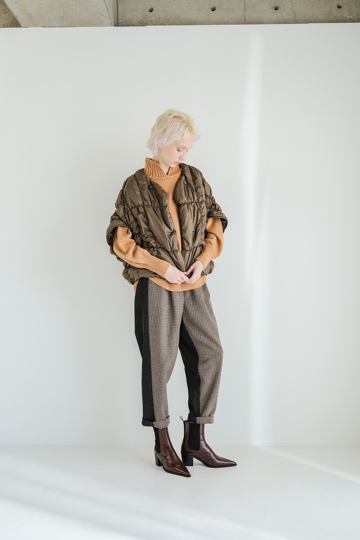 Shirred Padded Vest