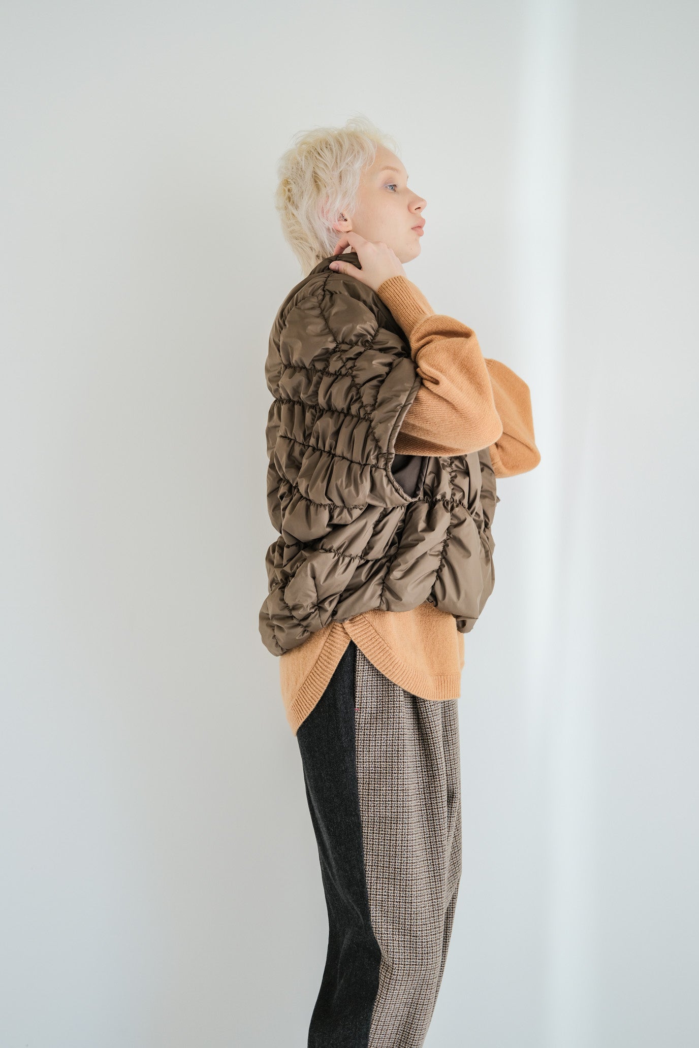 Shirred Padded Vest