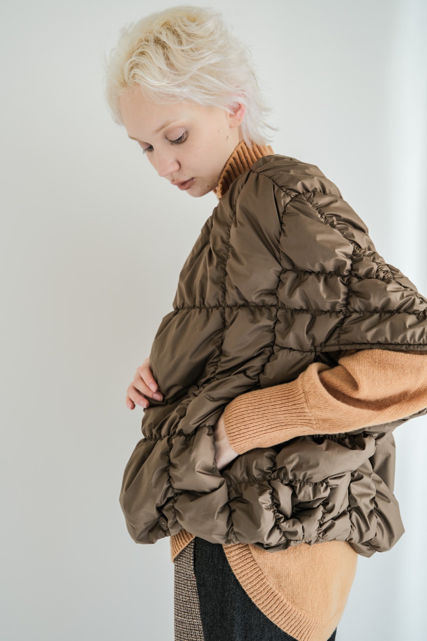 Shirred Padded Vest