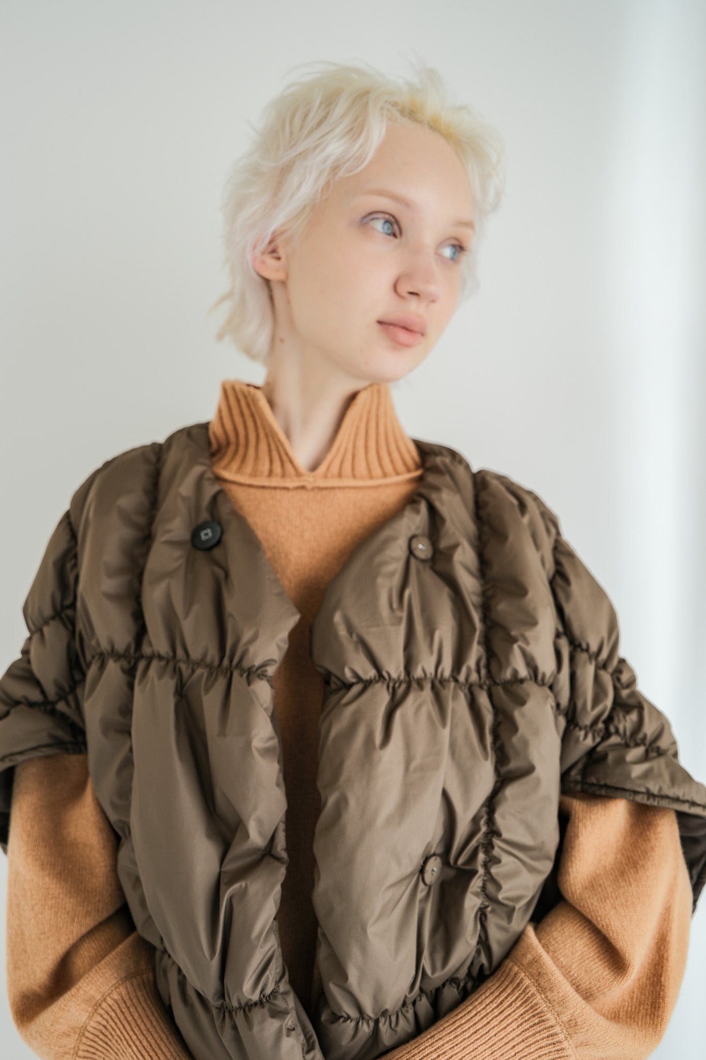 Shirred Padded Vest