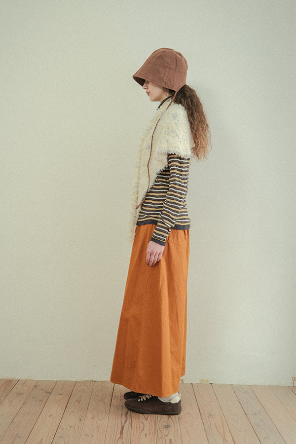 Crinkled Stripe Pullover