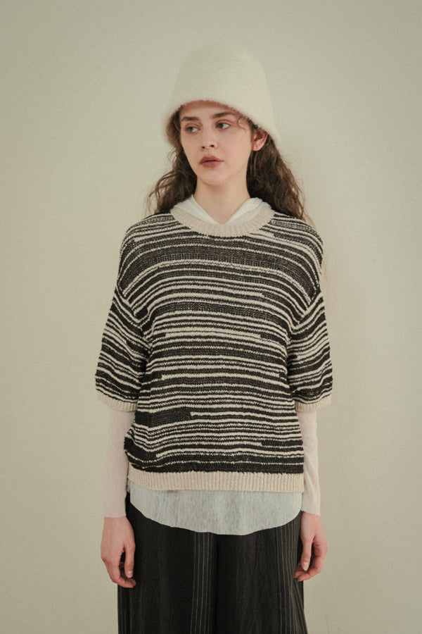 Mixed Yarn Vest