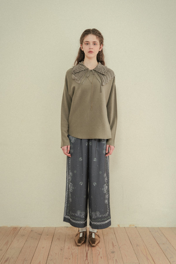 Drawstring Detachable Collar