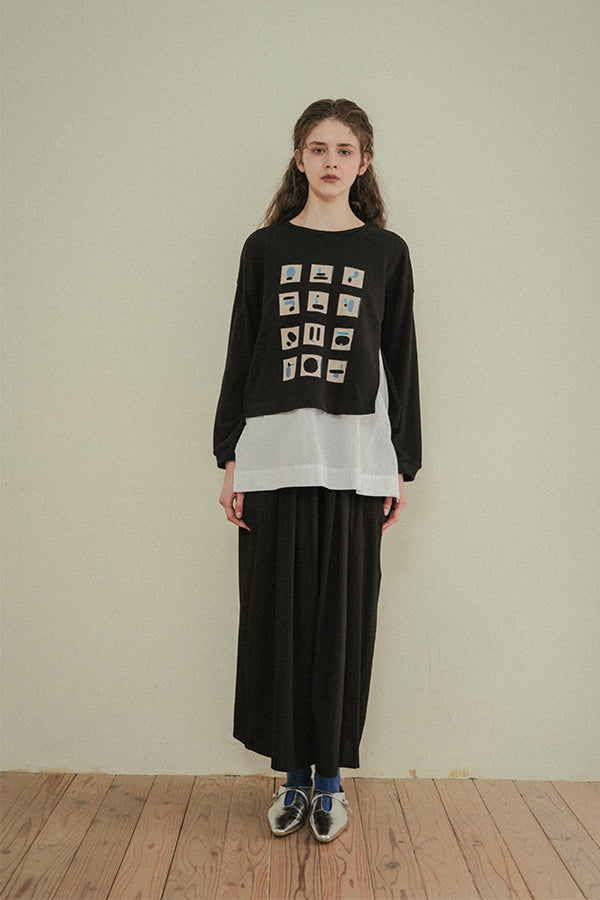 Block Print Pullover