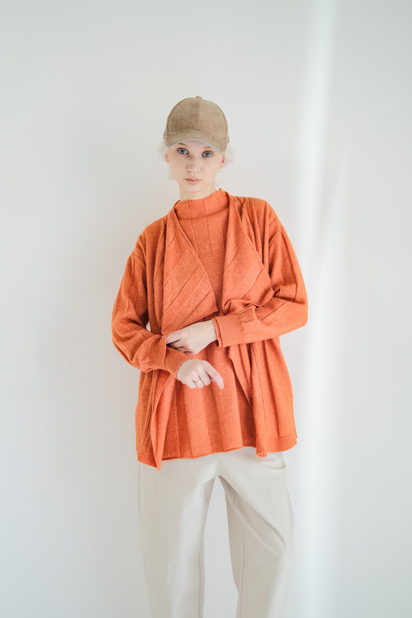 Jersey Reversible Block High Neck Pullover
