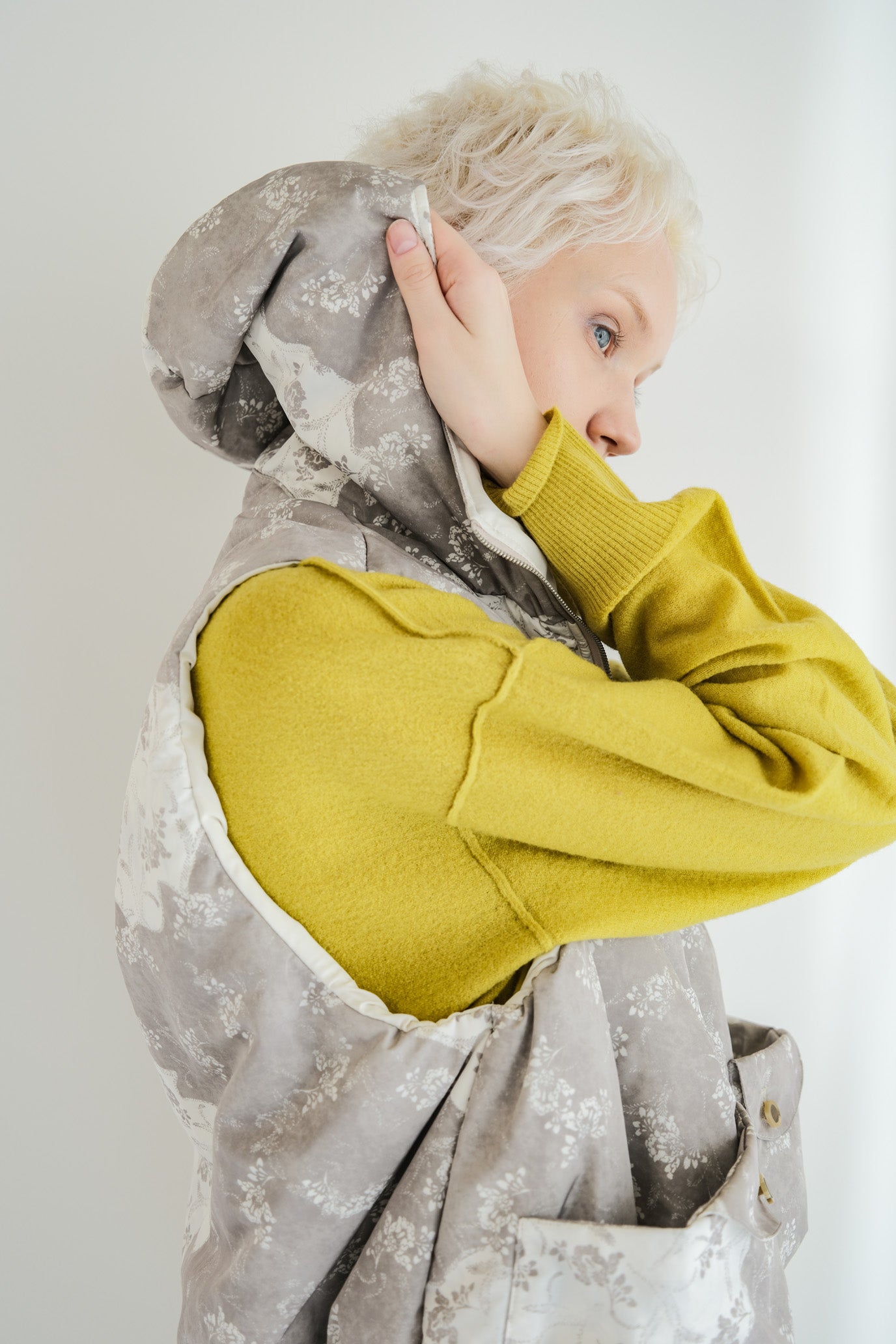 Compressed High Neck Pullover