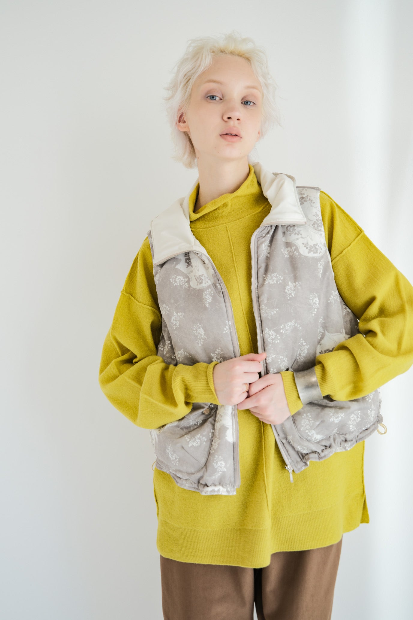 Compressed High Neck Pullover