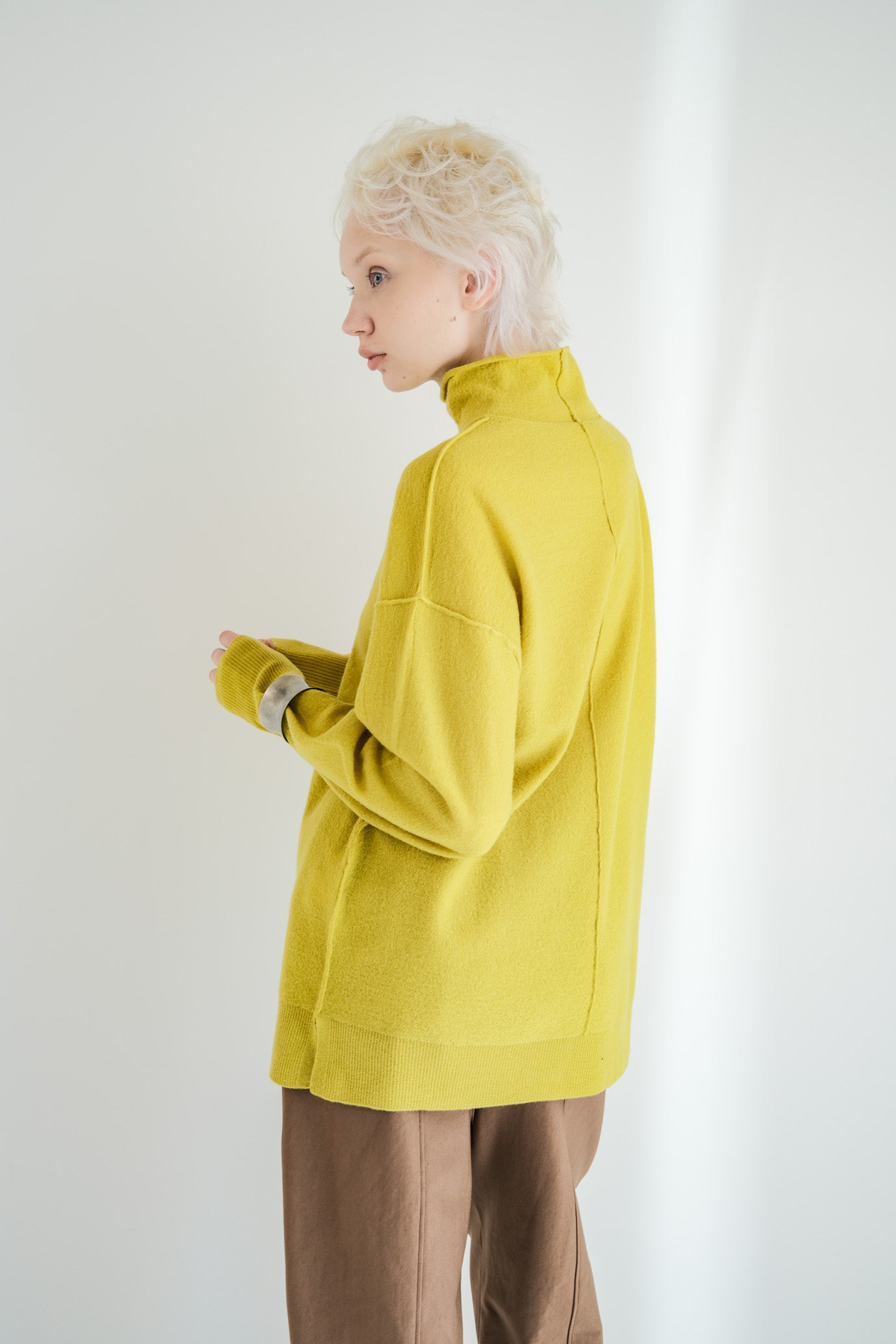 Compressed High Neck Pullover