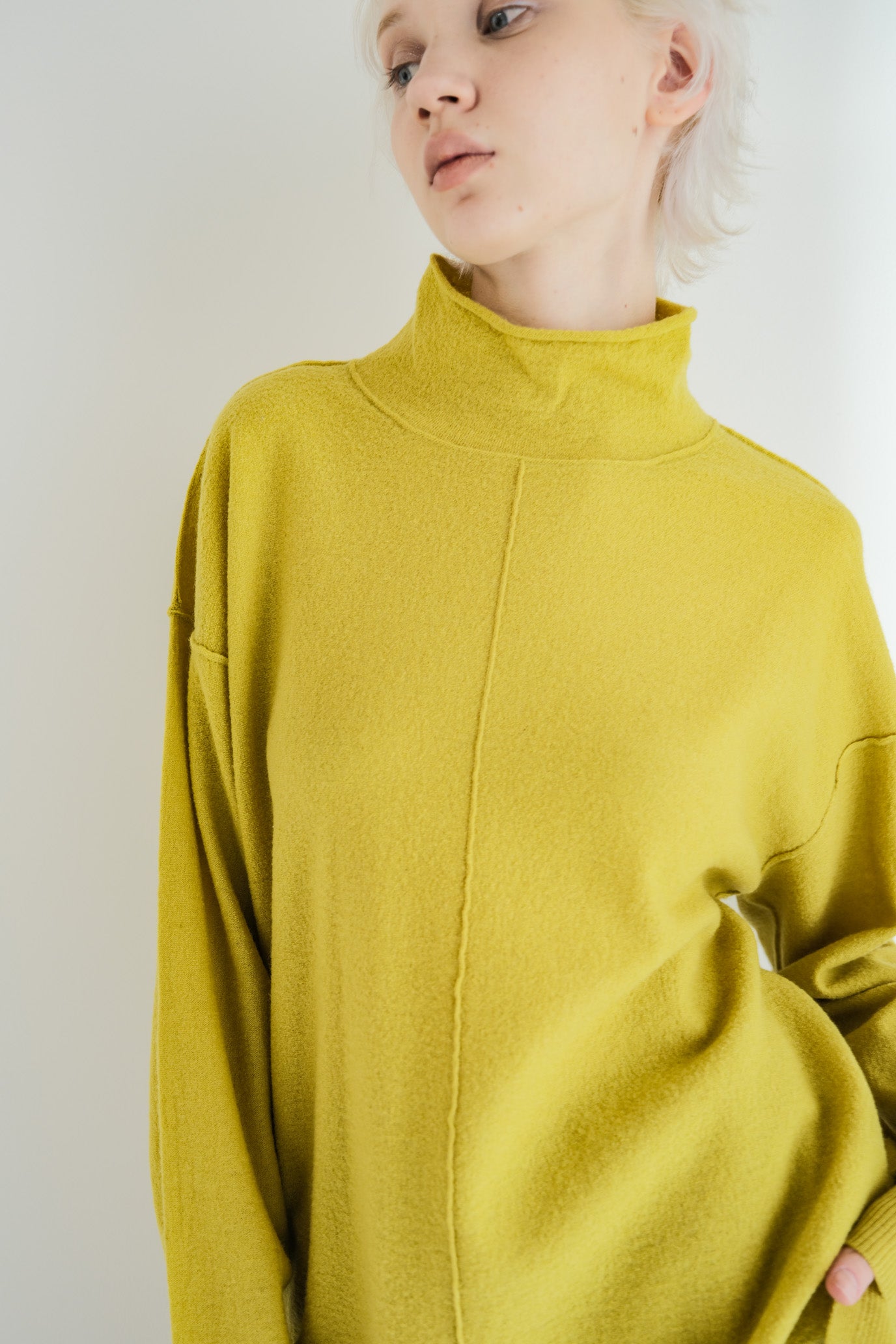 Compressed High Neck Pullover