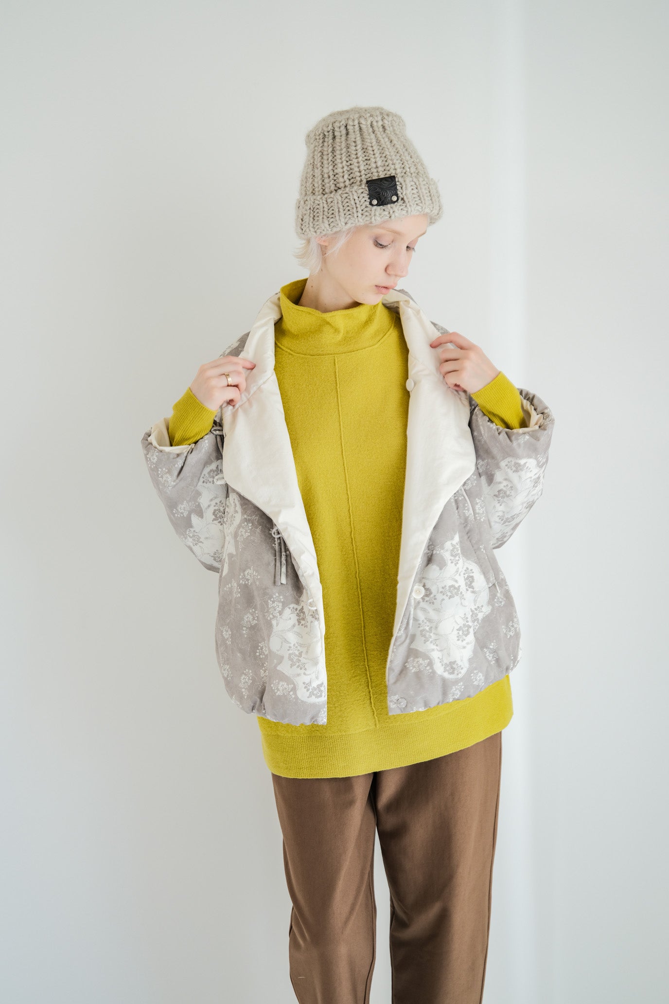Compressed High Neck Pullover
